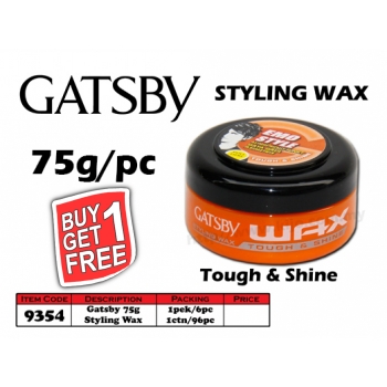 9354 Gatsby Styling Wax 75g - Tough & Shine - Buy1Get1free